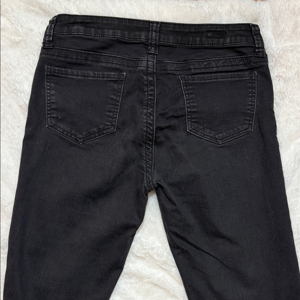 Kut from the Kloth Black Straight Leg Jeans - Picture 7 of 7